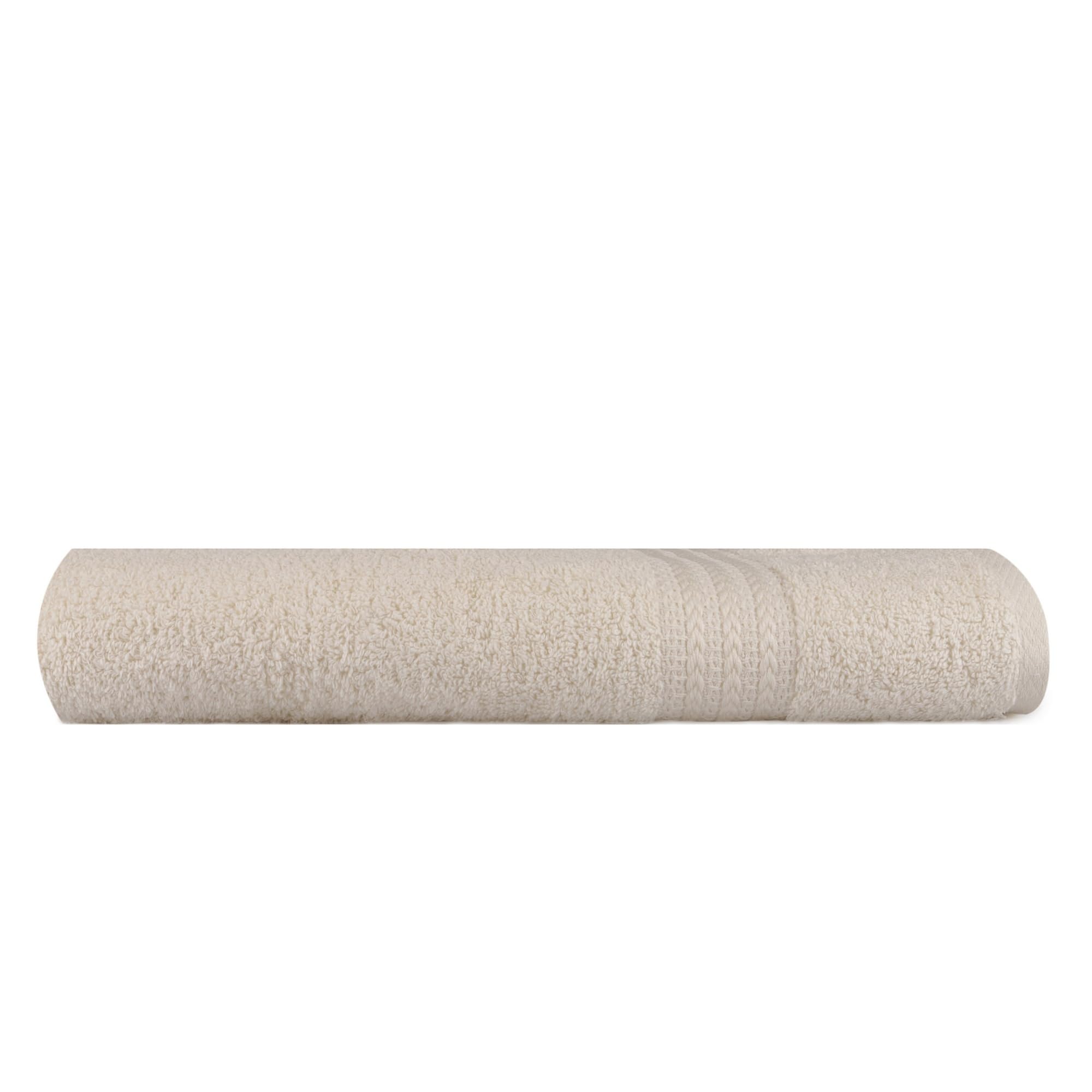 WELL HOME MOBILIARIO & DECORACIÓN cream shower towel, 70x140 - Image 3