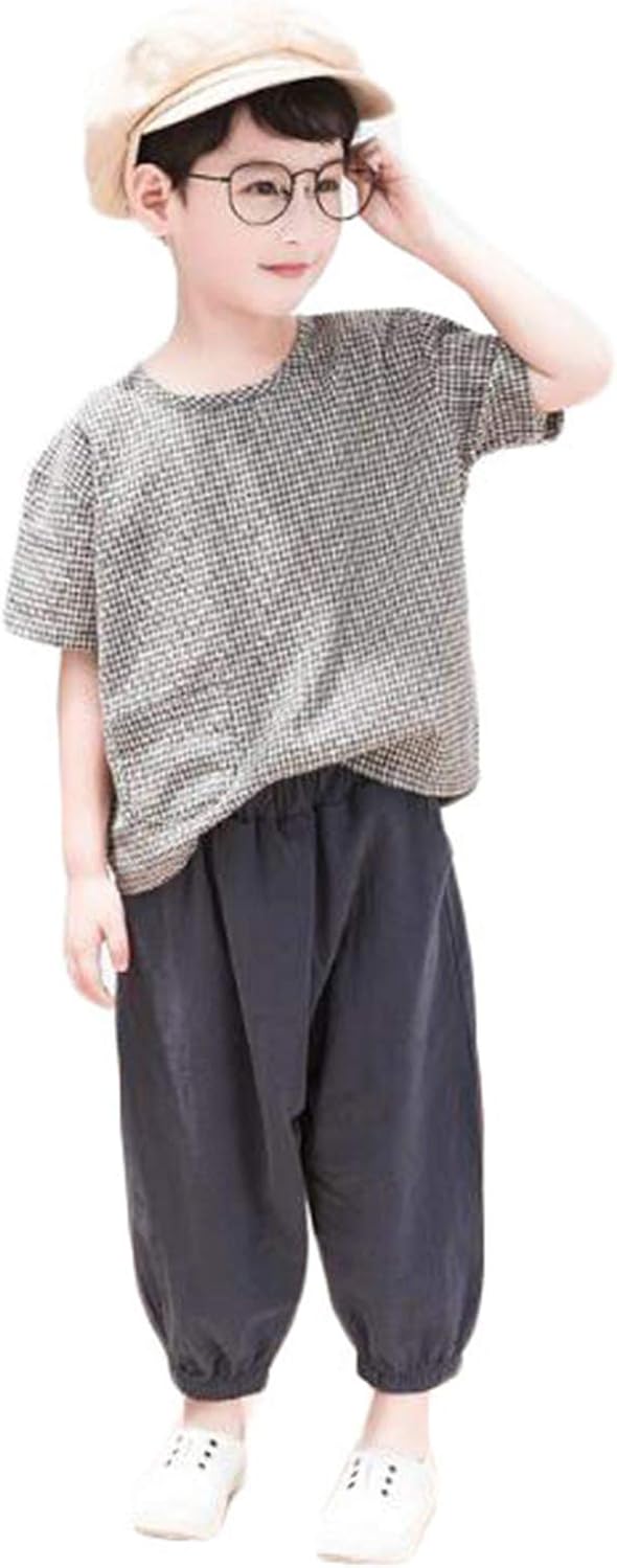 グードコ 男の子 綿麻 Tシャツ 半袖 トップス キッズ ジャージ 上下セット ゆったり 長ズボン ロングパンツ スポーツウェア ビーチ 旅行 通学 全国総量無料で グードコ 男の子 綿麻 Tシャツ 半袖 トップス キッズ ジャージ 上下セット ゆったり 長ズボン ロングパンツ スポーツウェア ビーチ 旅行 通学 全国総量無料で