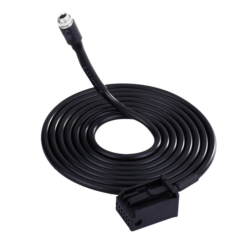 MERISHOPP 3.5mm Female AUX Audio Music Cable+Removal Keys for Ford Car Stereo 6000CD-image-49