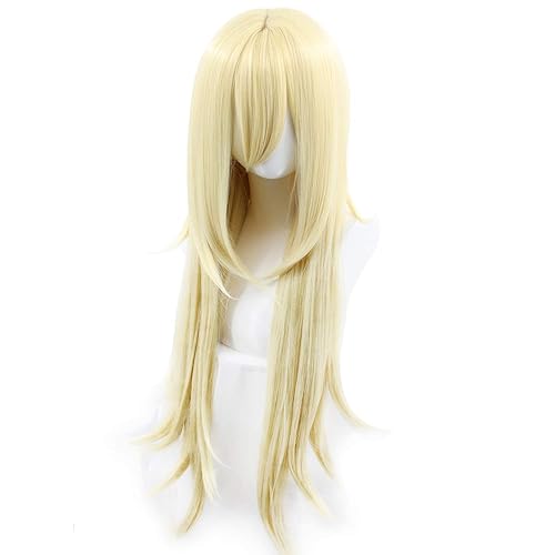 Miniatura 6 de Peluca larga y recta para mujer color azul rey