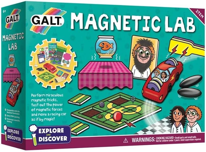Galt Toys, Magnetic Lab, Science Kit for Kids, Ages 6+, Multicolor