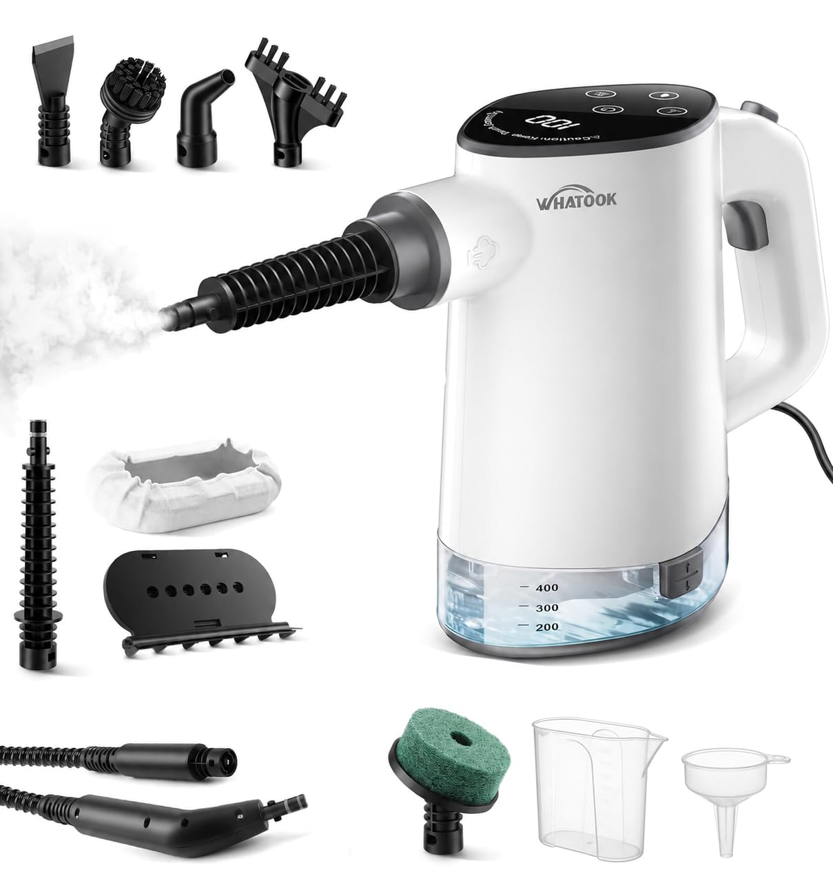Handheld Steam Cleaner, 1200W Powerful Multipurpose Steamer for Cleaning