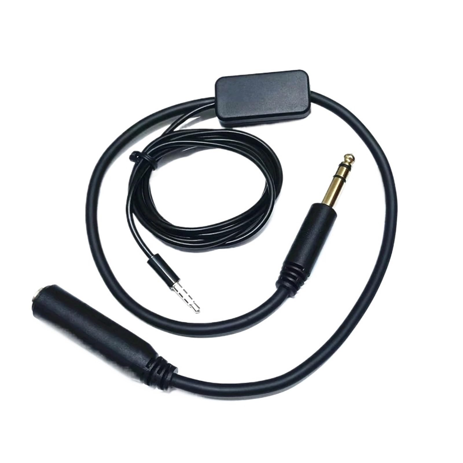 Adaptateur de casque double écoute avec câble jack 3,5 mm - 3