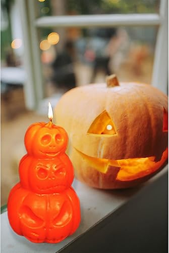 Miniatura 6 de Moldes de calabaza de Halloween de silicona TOPYS para hacer velas, moldes de resina 3D para jabón, aromaterapia, cera, resina, arte, arcilla,