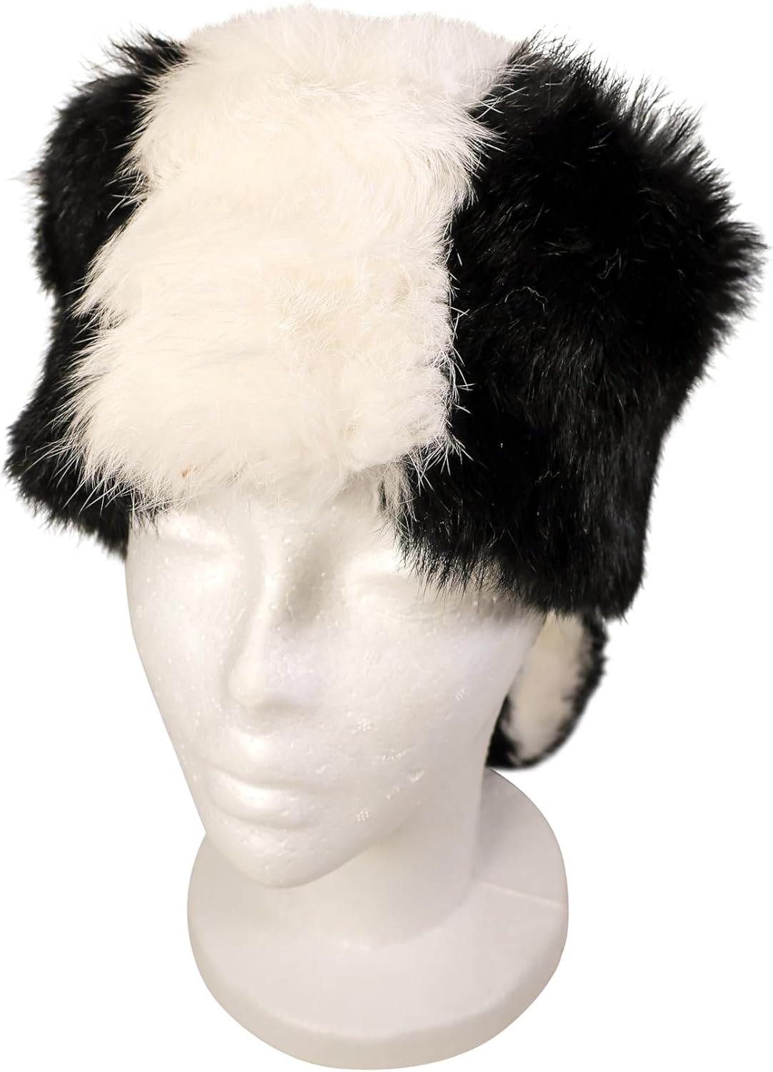 Real Rabbit Fur Skunk Style Hat G6478