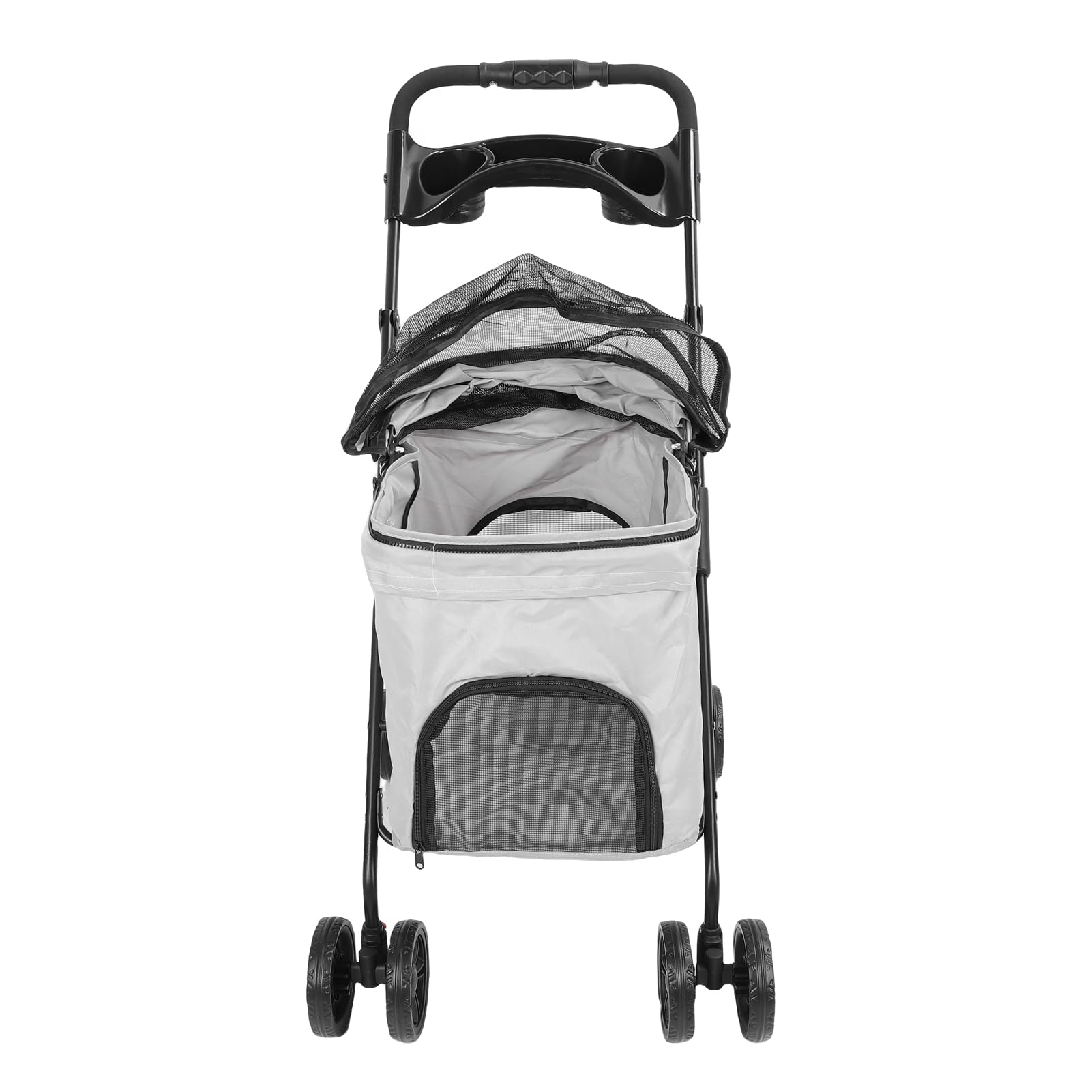 Składany Wózek dla Zwierząt Domowych, Canopy 70cm, dla Psa i Kota