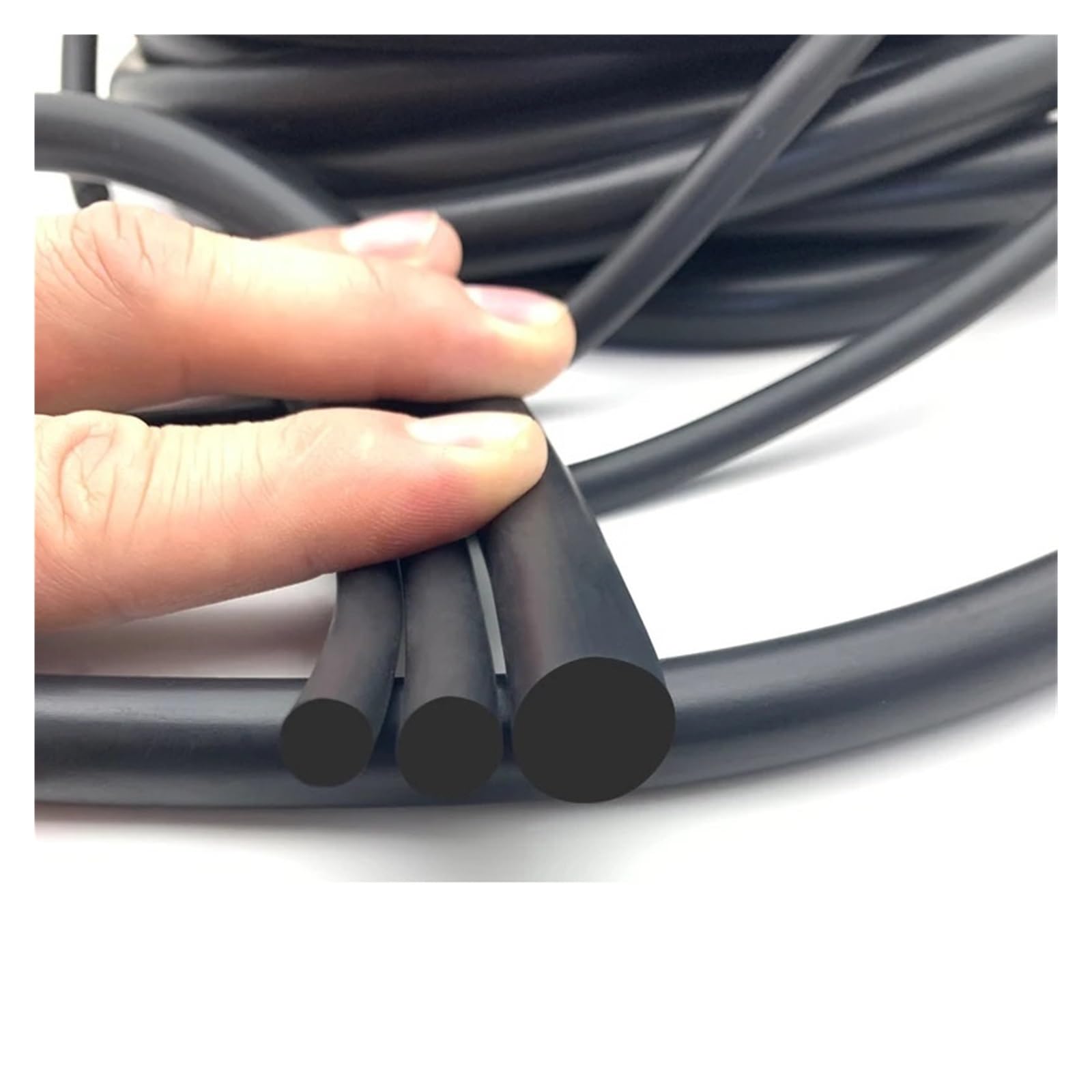 2Meter Solid Black Nitrile Rubber Strip O Ring Cord NBR Rubber Seal Gasket Diameter 0.8mm-6.5mm (Size : 1.8mm)