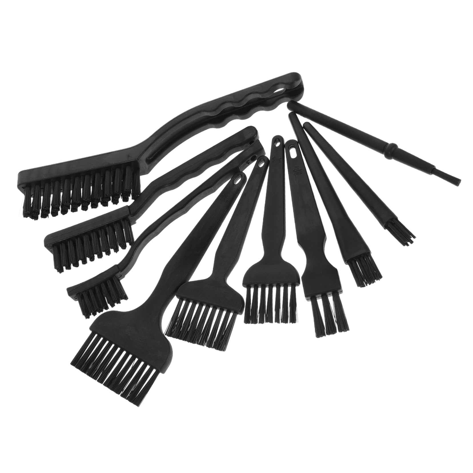 PRETYZOOM 10Pcs Static Keyboard Brush for Cleaning Ergonomic Electronics Cleaning Kit for Circuit Boards and Keyboards Lightweight and Portable Cleaning