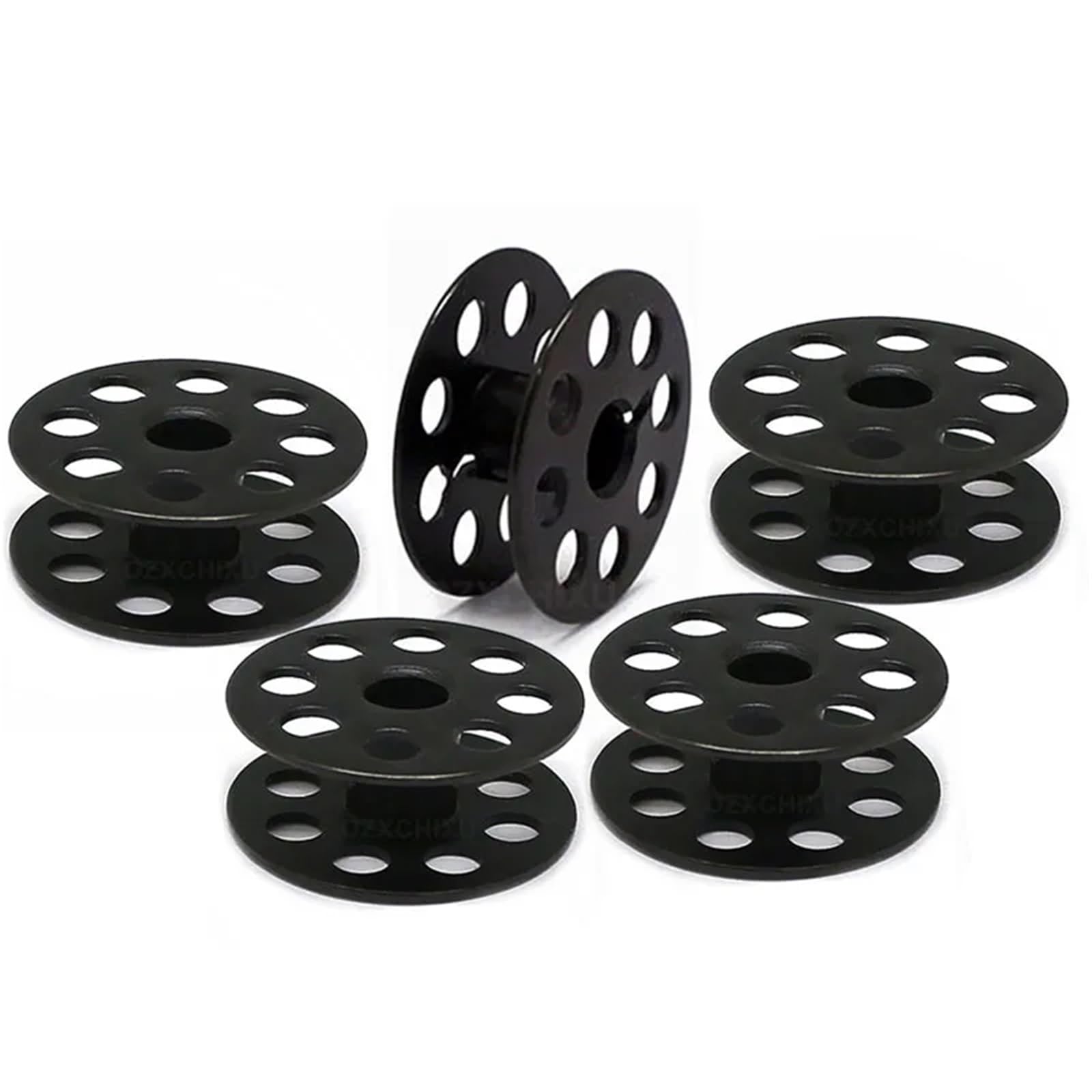 Szpulki do maszyn do szycia 50/100 szt. 25mm czarne szpulki do maszyn szycia przemysłowych akcesoriów z pojedynczą igłą(50pcs)