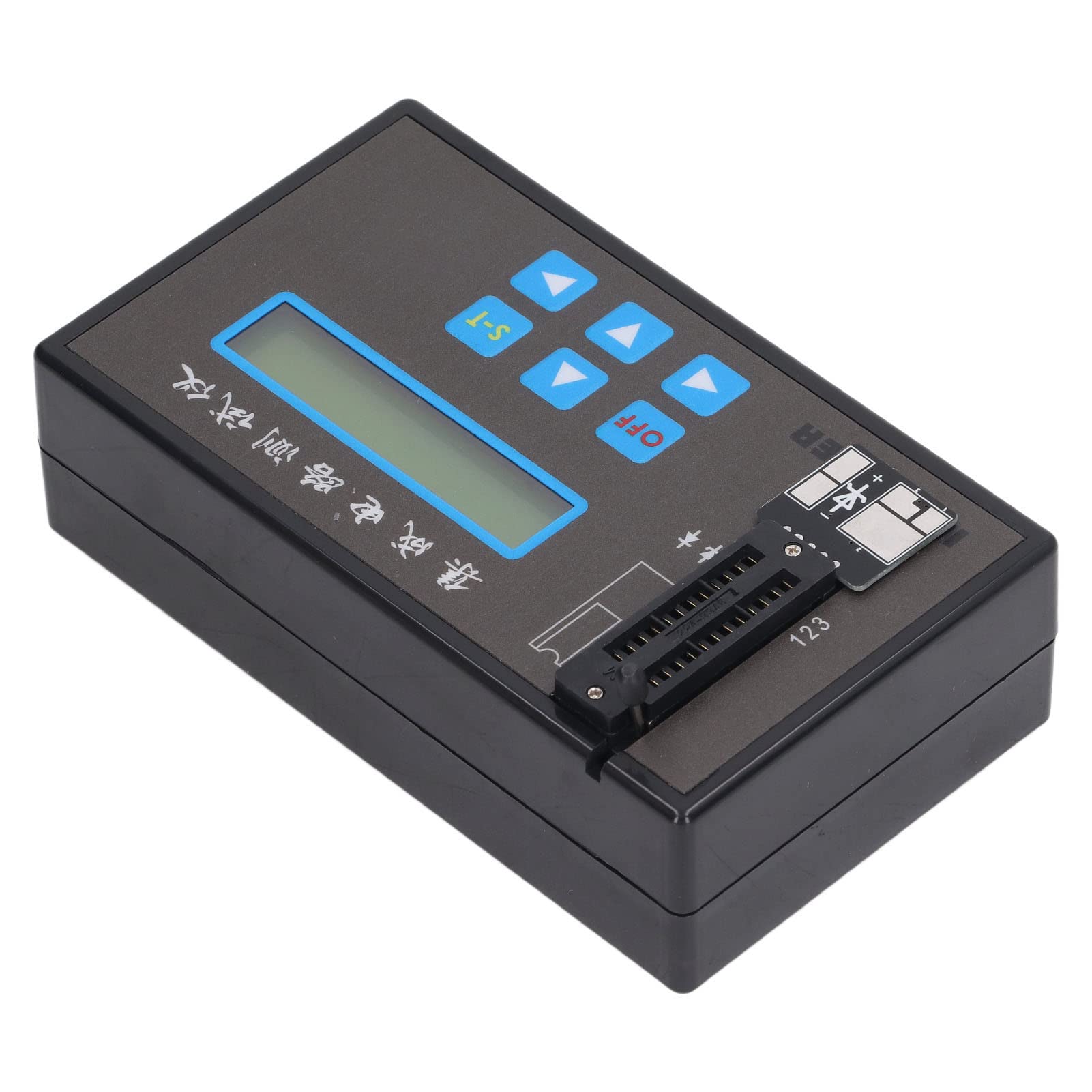 Pantalla LED de mano con indicador IC, transistor recargable, diodo, triodo, comprobador de circuitos integrados