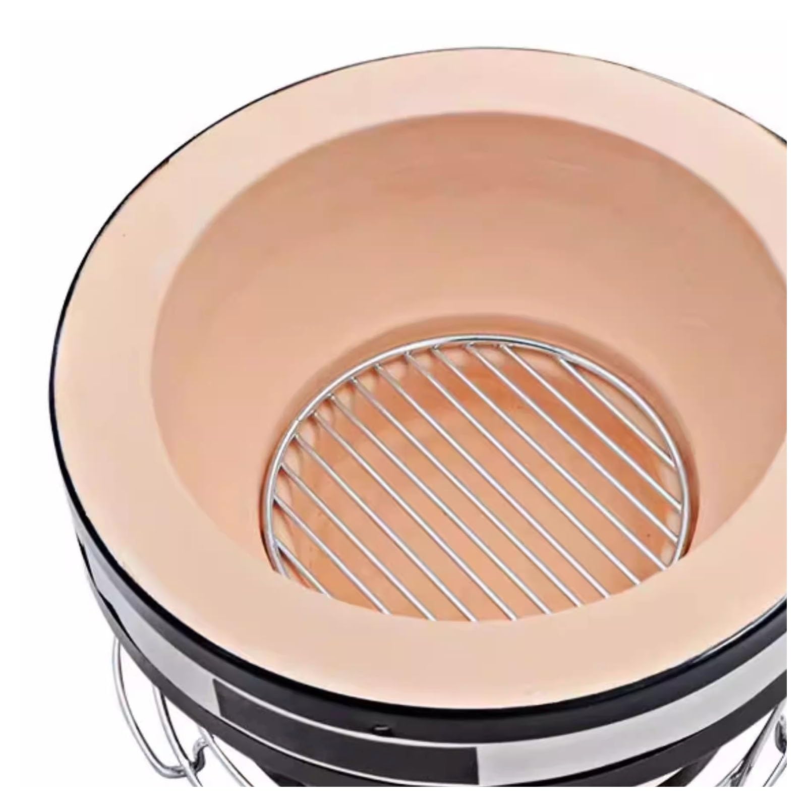 Barbecue portatile a carbonella, griglia giapponese e coreana da tavolo per campeggio, picnic e feste, forno riscaldante versatile per cucinare all'aperto
