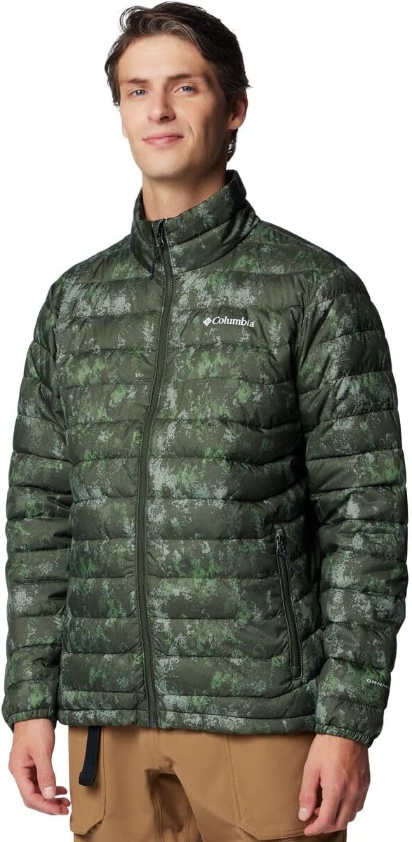 Columbia Powder Lite II Printed Jacket - Men's, Greenscape Timberwild Print, XXL