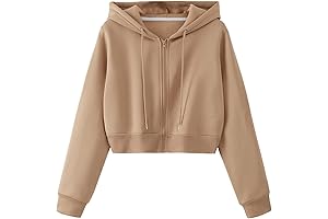 Zip-up Cropped Hoodie: A Stylish and Versatile Wardrobe Essential for Women