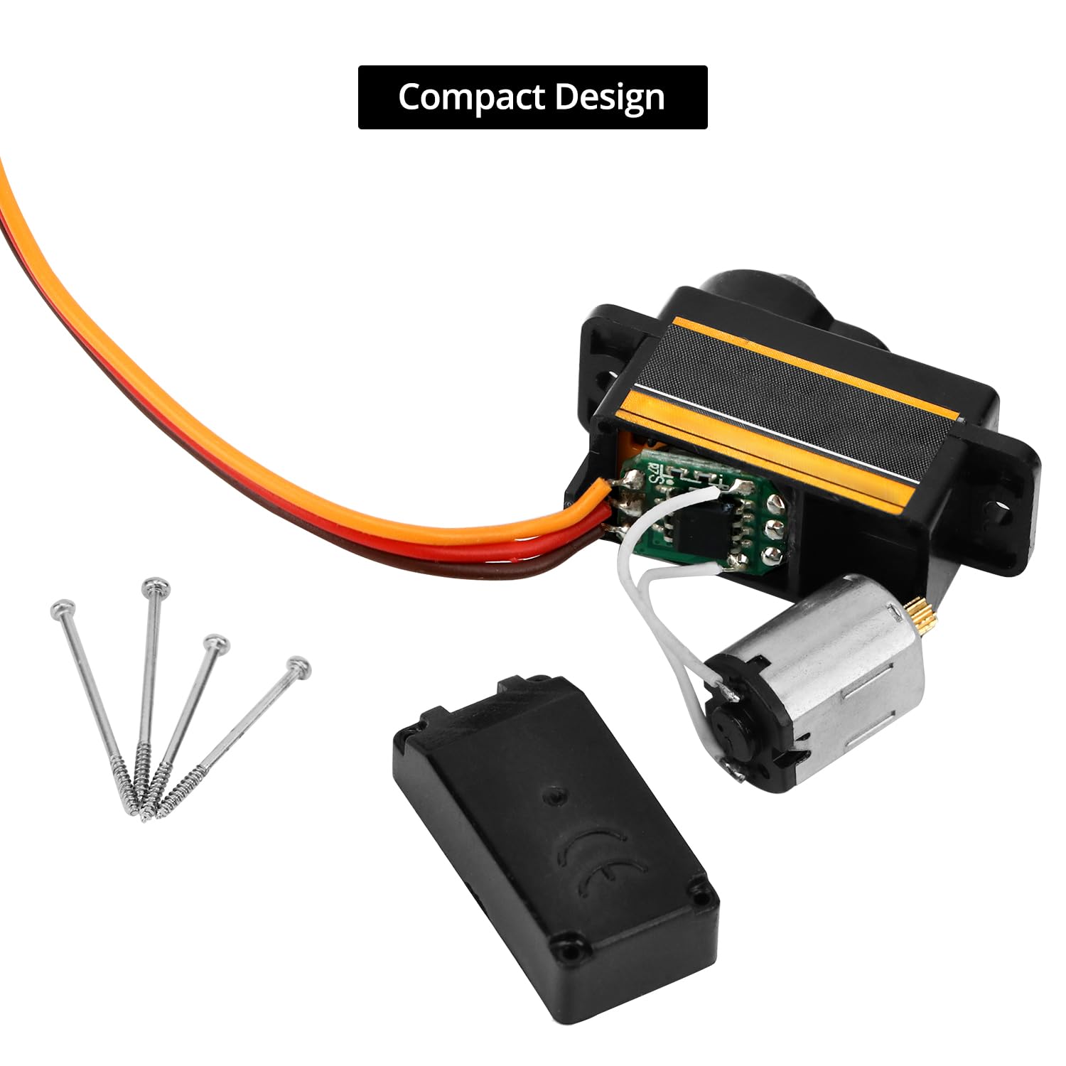 EMAX ES08MA II Metal Gear Servo – High Speed 12g Servo For RC Planes, Helicopters & Robots