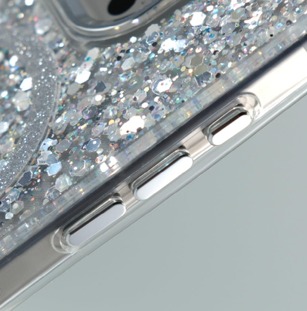Modny brokatowy gradientowy futerał na telefon do iPhone'a 16 Pro 15pro max 15 14 13 12 ładowanie bezprzewodowe wstrząsoodporny twardy pokrowiec z tyłu, fioletowy, do iPhone'a 16 Pro