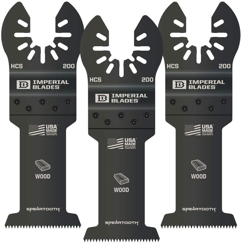 Imperial Blades IBOA250-10 One Fit 2-1/2" Speartooth Fast Cut Wood Blade, 10PC, Multi
