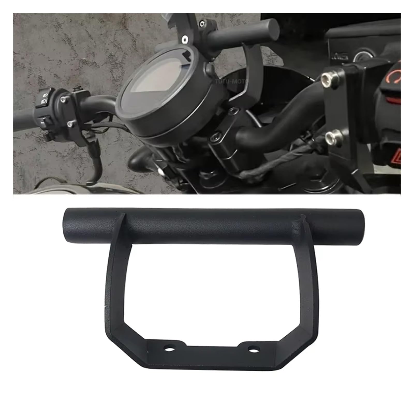 Soporte navegación para Rebel 500 para 300 para CMX300 para CMX500 2017-2023 Teléfono Motocicleta Placa Navegación GPS Soporte Manillar Adaptador
