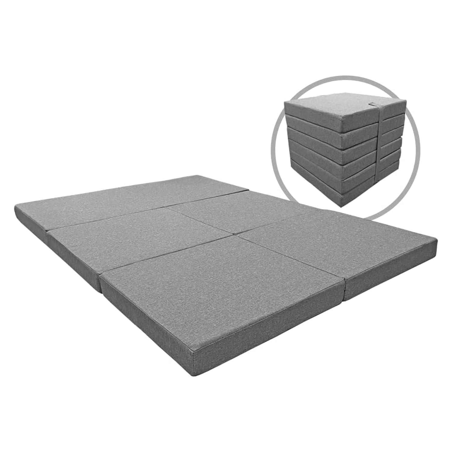 Matelas pliable Camper pour van et camping-car, lit d'appoint 6 pièces 120x180 cm