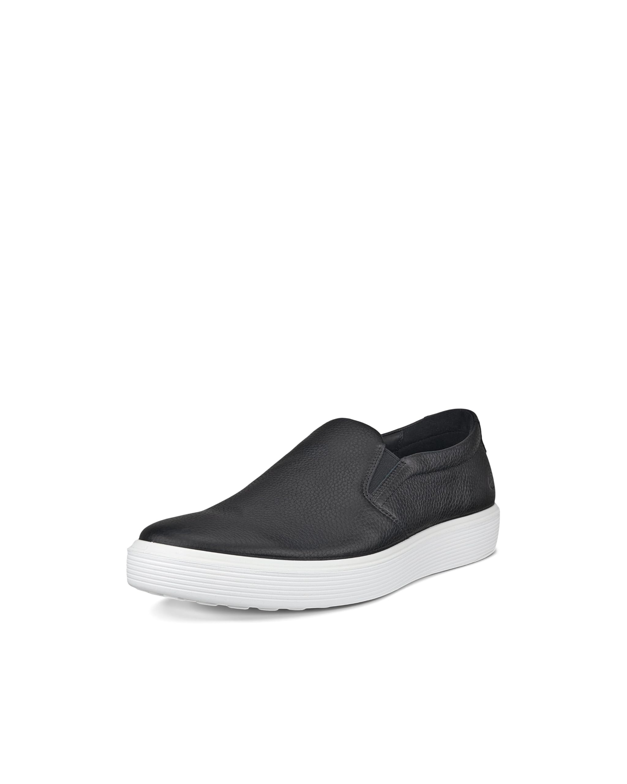 ECCO Men's Soft 60 Slip-on Sneaker, Black, 11-11.5