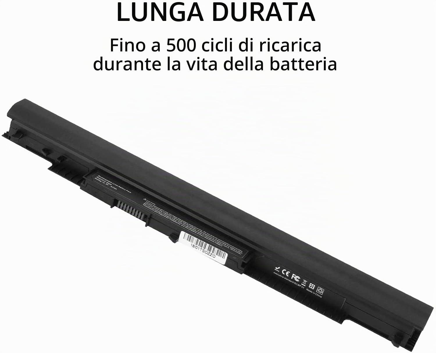 HS03 HS04 807956-001 807957-001 807612-421 Batteria per laptop | Sostituzione per HP 240 245 246 250 255 256 G4 G5 Pavilion 14 15 AC107NA AC123NA AC153SA AC186NL AC152SA AC106NA(14.6V 41Wh)