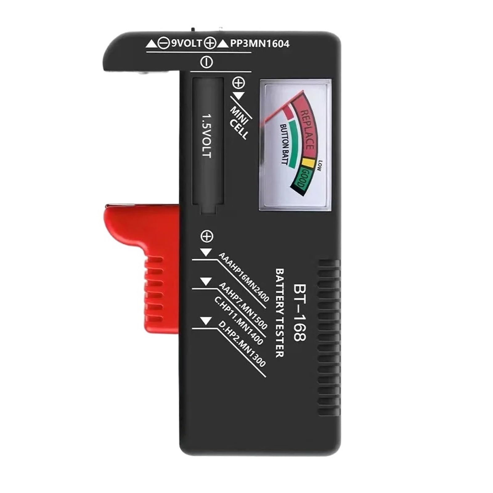 10pcs BT168 digital battery tester for testing 1.5V3V9V18650 batteries, high-precision digital battery measuring instrument