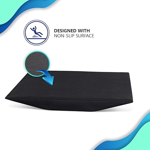 Miniatura 2 de NYOrtho Inserto de asiento sólido firme antideslizante resistente al agua, fácil de limpiar, resistente tablero de cojín para asiento de silla de