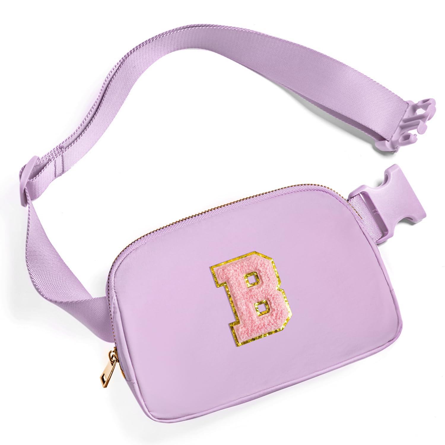 Gitus Initial Belt Bag Fanny Pack Crossbody Bag for Girls Birthday Gifts Age 8-10 Teen Girl Gifts Trend Stuff Personalized Letter Gifts for Daughter