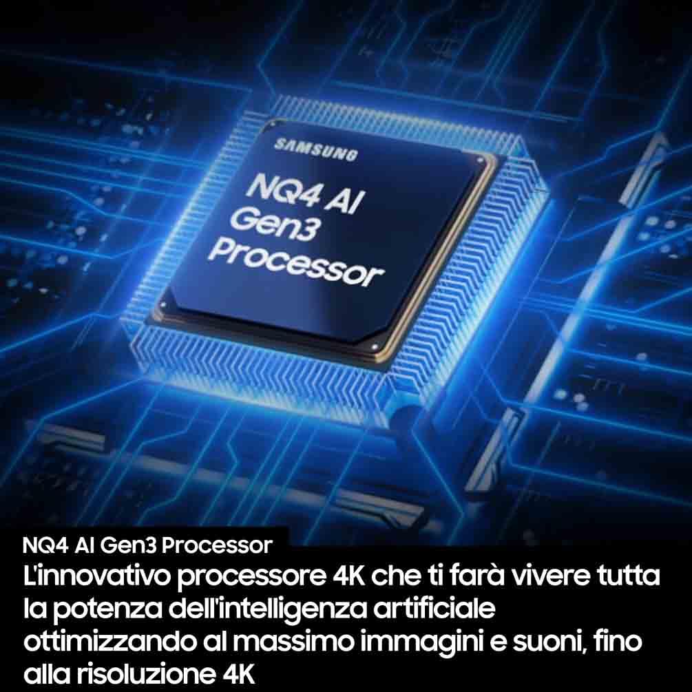 Samsung Smart TV 55'' QE55QN94FATXZT Neo QLED 4K Mini LED, NQ4 AI Gen3 Processor, 4K AI Upscaling Pro, Glare Free, Motion Xcelerator 165Hz, Dolby Atmos & OTS+, NeoSlim Design, 2025