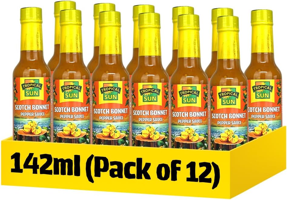 Scotch Bonnet Yellow Sauce, 142ml (Pack of 12)