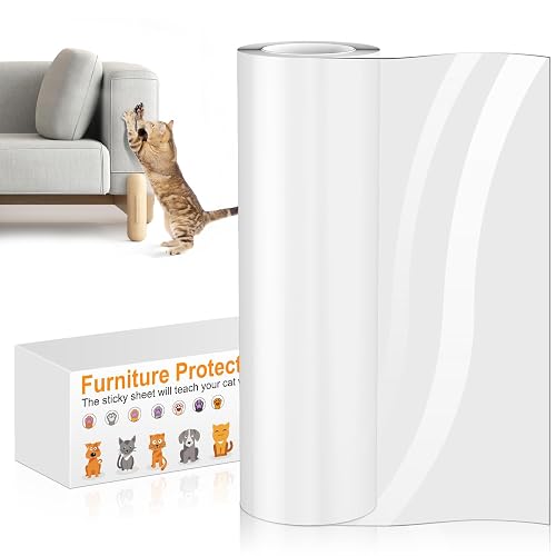 Protection Canape Chat Anti Griffe 30cm x 5m Sticker Transparent