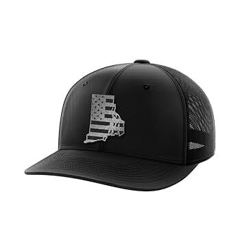 洋楽 on u sound patch cap black mesh Rhode Island United(Black/Black) at Amazon Men's Clothing store