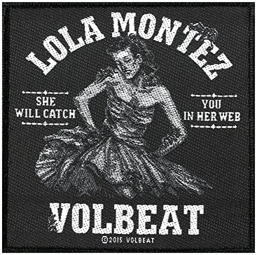 VOLBEAT LOLA MONTEZ Sew-On Patch 10 x 10 CM by