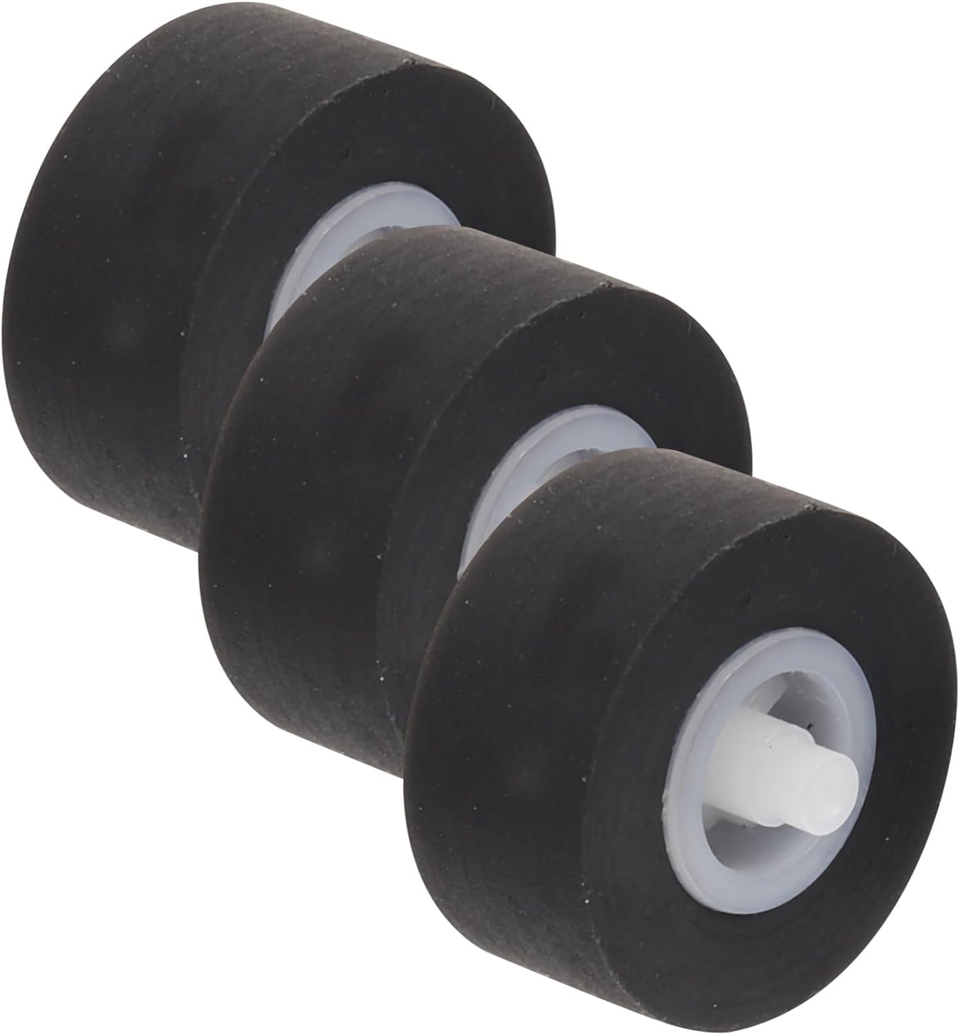 Angoily 3pcs Rubber Cassette Deck Pinch Roller for Audio Recorder Durable Bearing Wheel with Axle Compact for Video Tape Machine and Cd Player Easy to Install