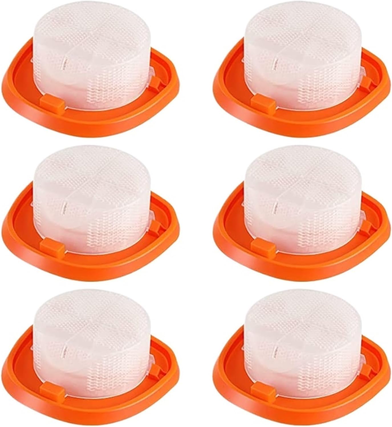 Handheld Vacuum Cleaner Washable Filter，Compatible For BlackDecker，Dustbuster NVC115JL NVC115W-QW NVC115JL-GB Replacement Parts(6pcs)