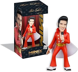 Minix Elvis – Elvis Red Suit – Collectible Music Icon Figure for Fans