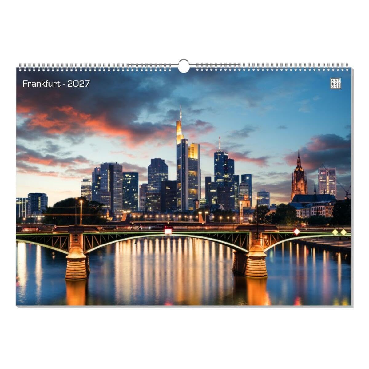artboxONE Kalender 2027 Frankfurt Wandkalender A2 2027 Städte/Frankfurt