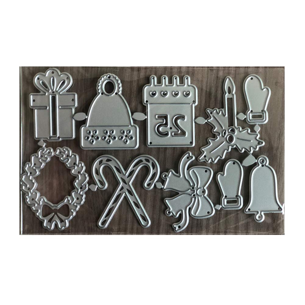 Matrices De Découpe Métal Benoon - Pour Scrapbooking Et Cartes - Motif Rond Et Papillon - Compatible Machines De Découpe