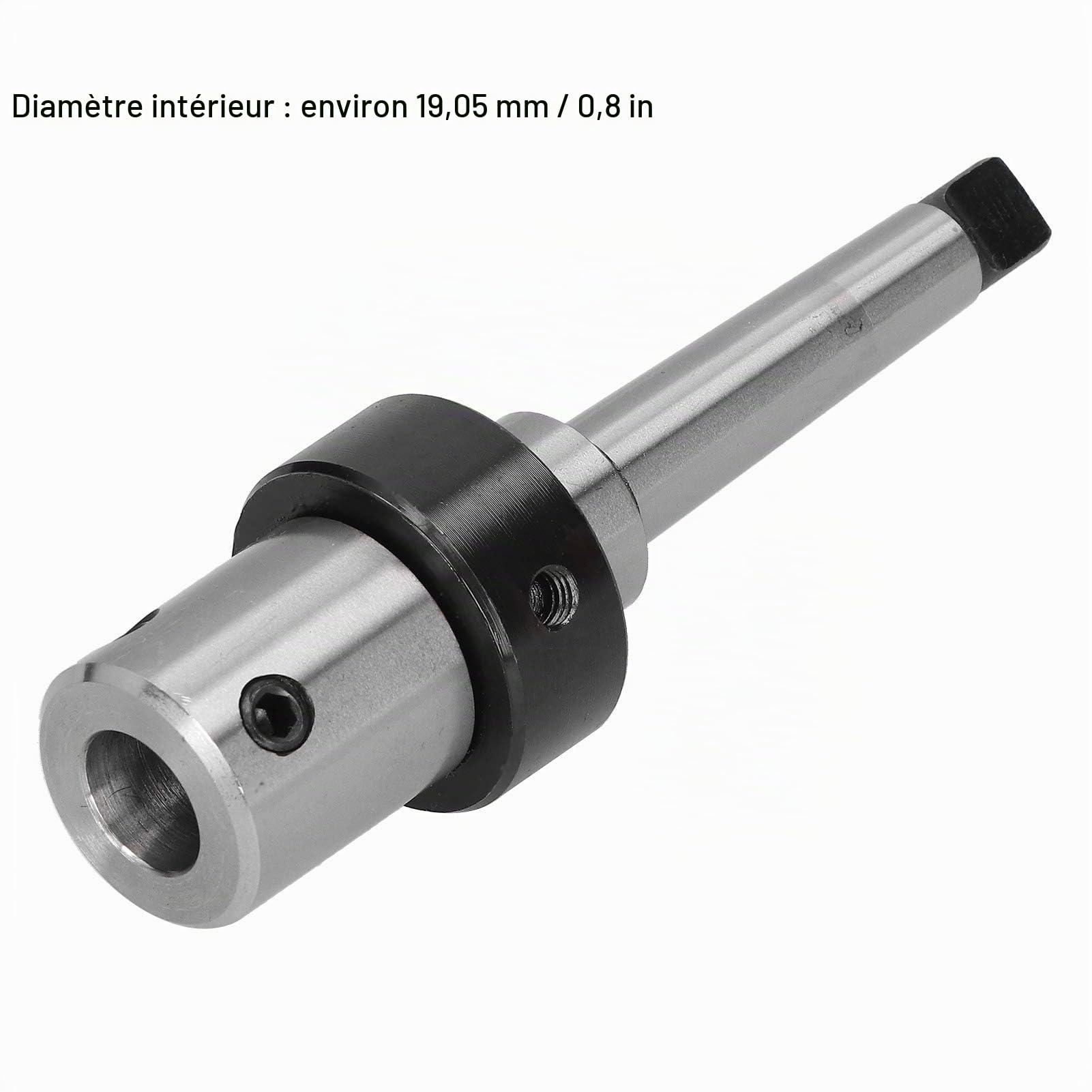 Arbre de coupe annulaire pour perceuse à colonne, queue Morse Taper 2 (MT2) à 3/4 "Weldon avec système de refroidissement pour perceuse: perçage vertical de tour de forage magnétique