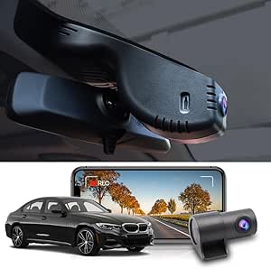 Fitcamx 4K Front and Rear Dash Cam Adapts for BMW 3 4 Series M3 M4 2020 ...