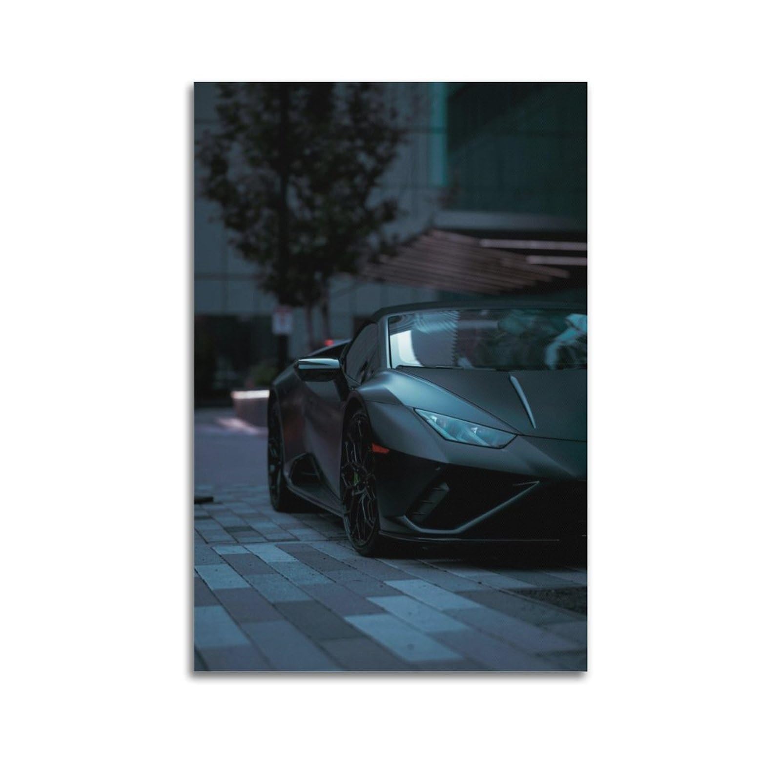 OKAHYS V10 Supercar Poster Huracán Performante Spyder Modern Decorative Canvas Prints - Ideal Wall Art for Family, Man Cave, Game Room, Boys & Girls Bedroom 20x30inch(50x75cm)