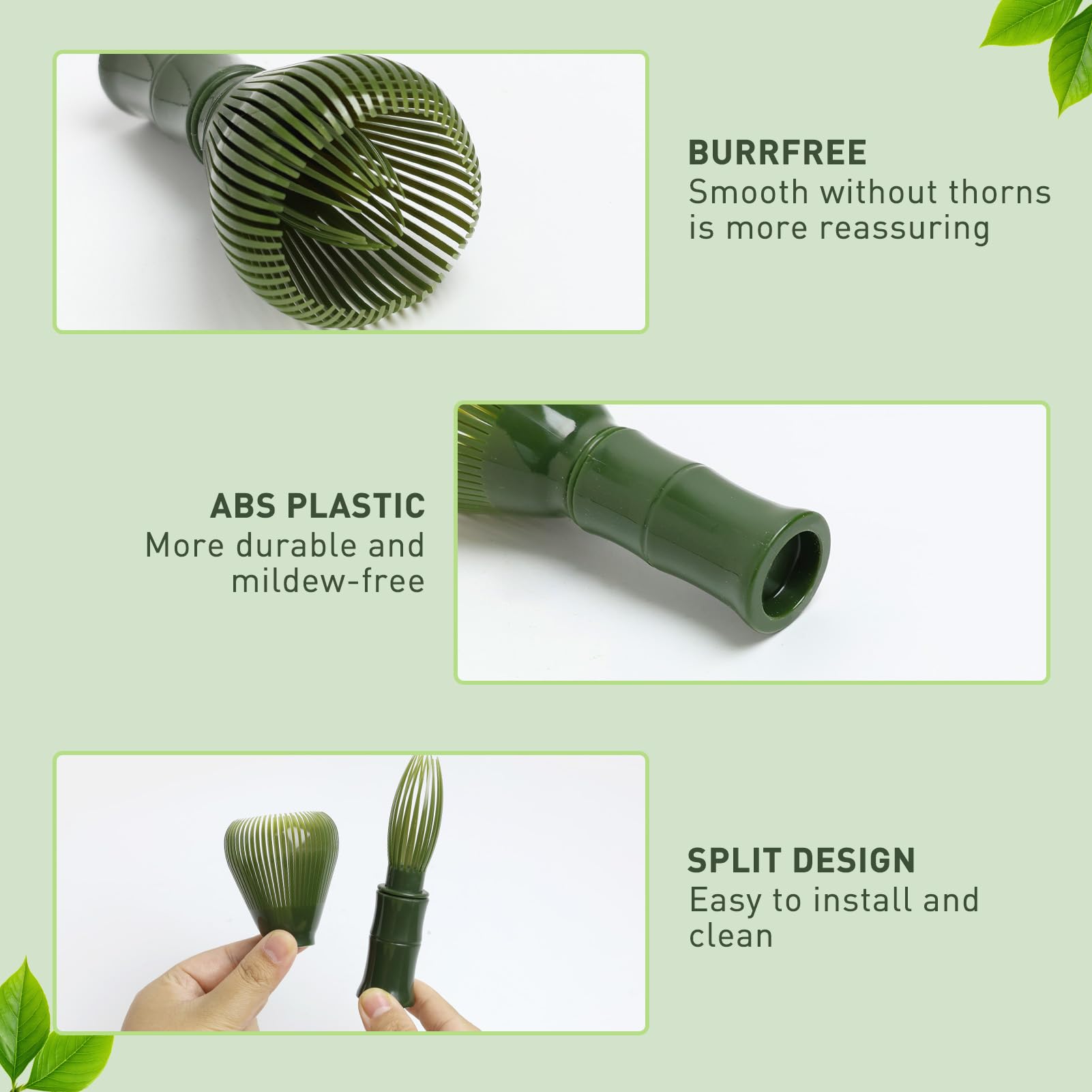 Frusta Per Tè Matcha In Resina - Set Per Cerimonia Del Tè Giapponese, Design Ergonomico - Foto 9