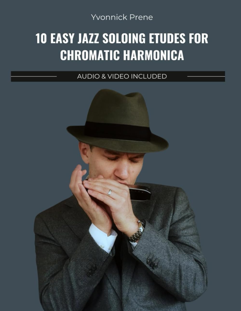 10 Easy Jazz Soloing Etudes for Chromatic Harmonica