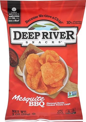 Deep River Mesquite Barbecue Kettle Potato Chips (Snack Bag)