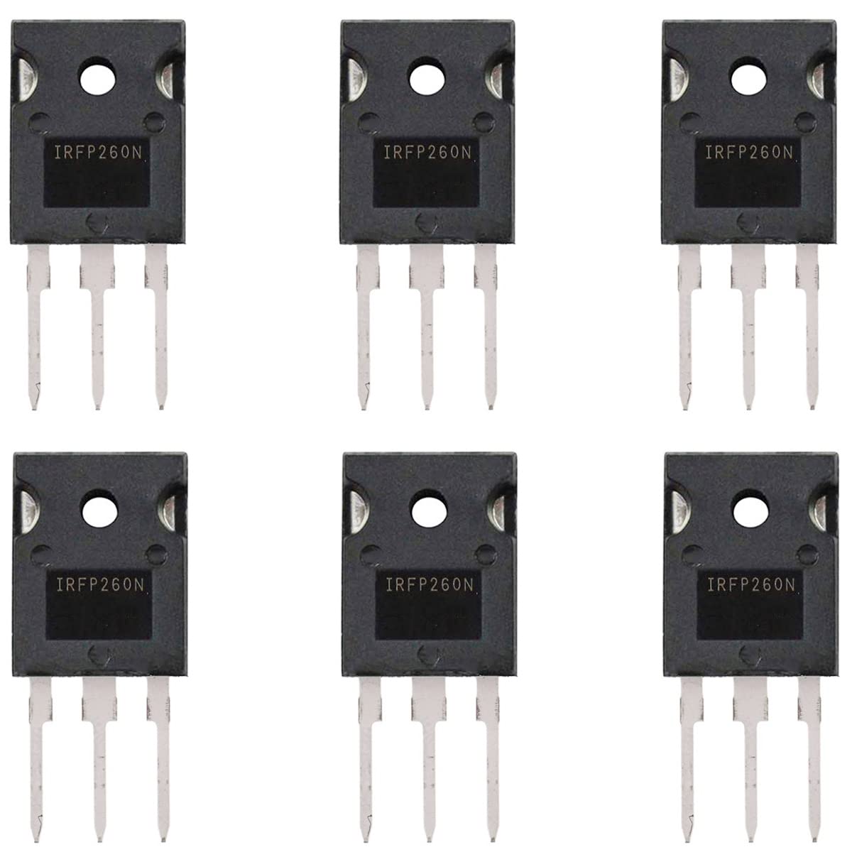 Youmile 6 pcs IRFP260 IRFP260N Mosfet Transistors 50A 200V NChannel