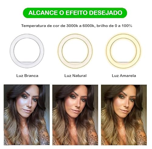 Iluminador Ring Light 46cm Profissional 80w Tiktok Youtube