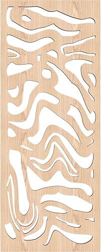 Miniatura 4 de Ekena Millwork WALW10X25X0375NFDRO Northfield Paneles de pared decorativos de madera con calado, 9 38 pulgadas de ancho x 24 38 pulgadas de alto,