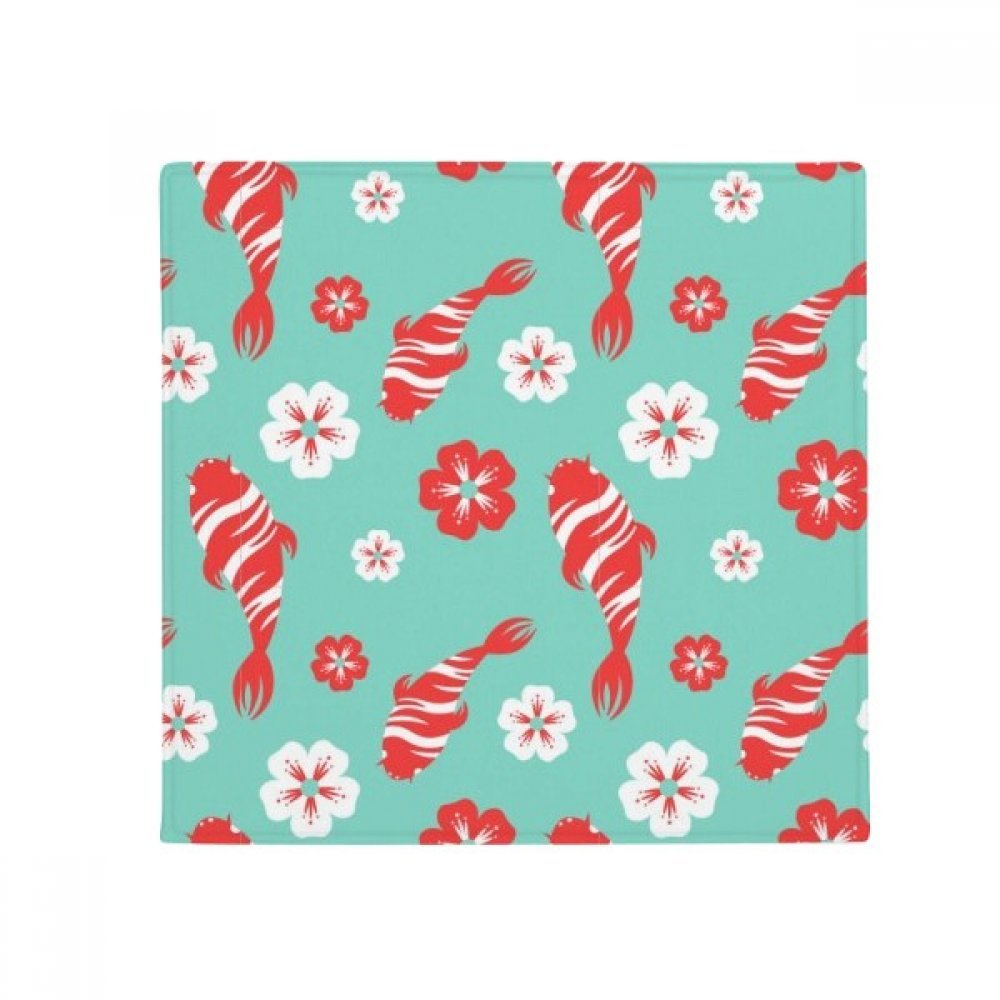 Tapis de sol antidérapant motif sakura 50x50 cm lavable pour cuisine et salle de bain