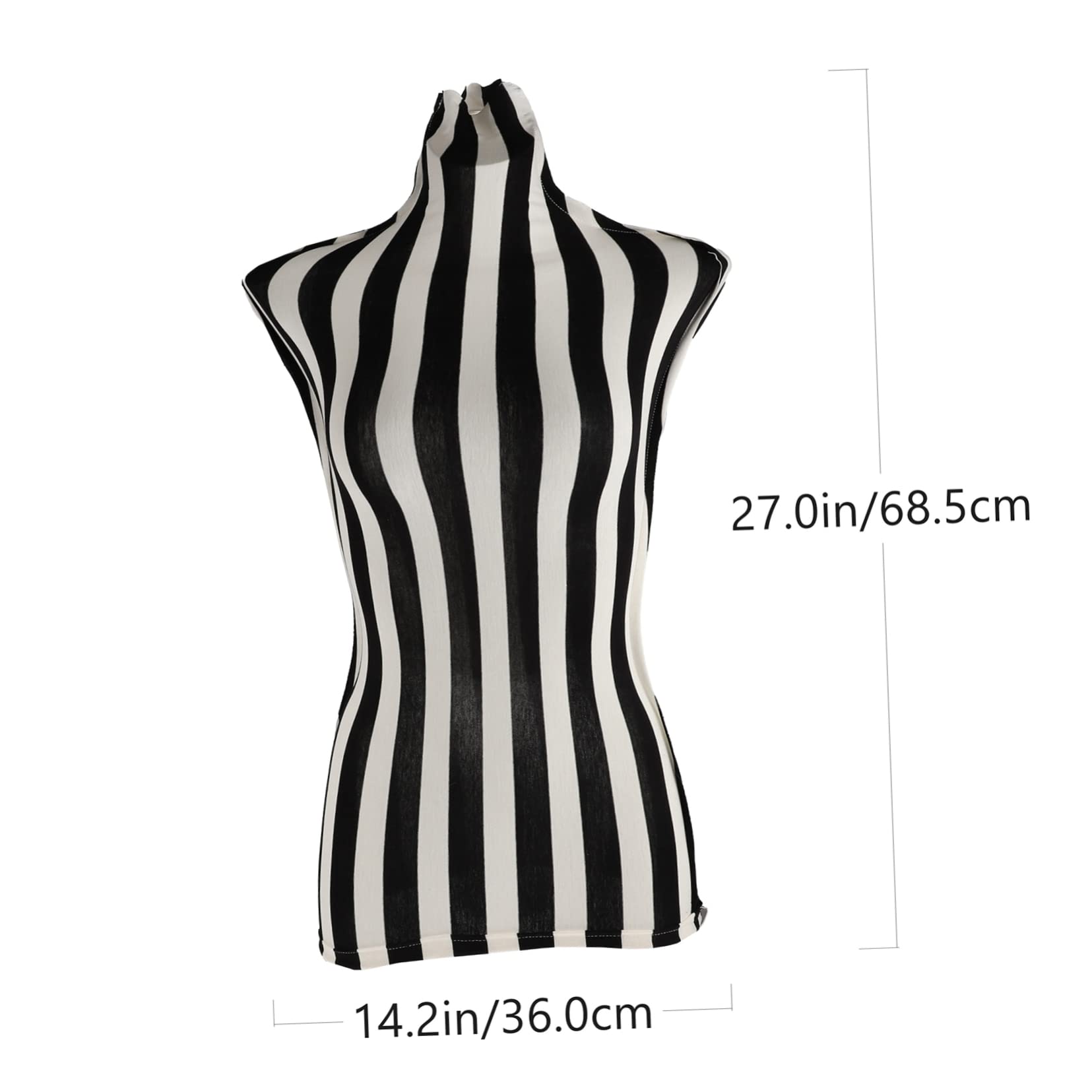 HAWILLOSCH Mannequin Torso Cover Cotton Fabric Mannequin Accessories Simple Design for Retail Shops