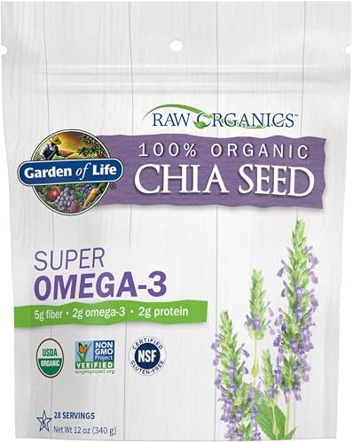 Garden of Life Raw Organics 100% Organic Chia Seeds for