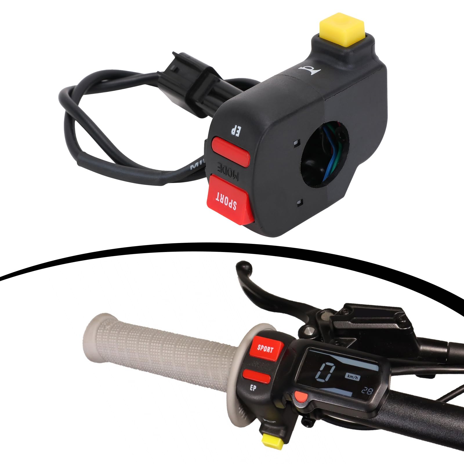 Motorcycle Engine Ignition Stop Switch Sur Ron Electric Bike Switch Assembly for Sur-Ron S/X Electric Bike